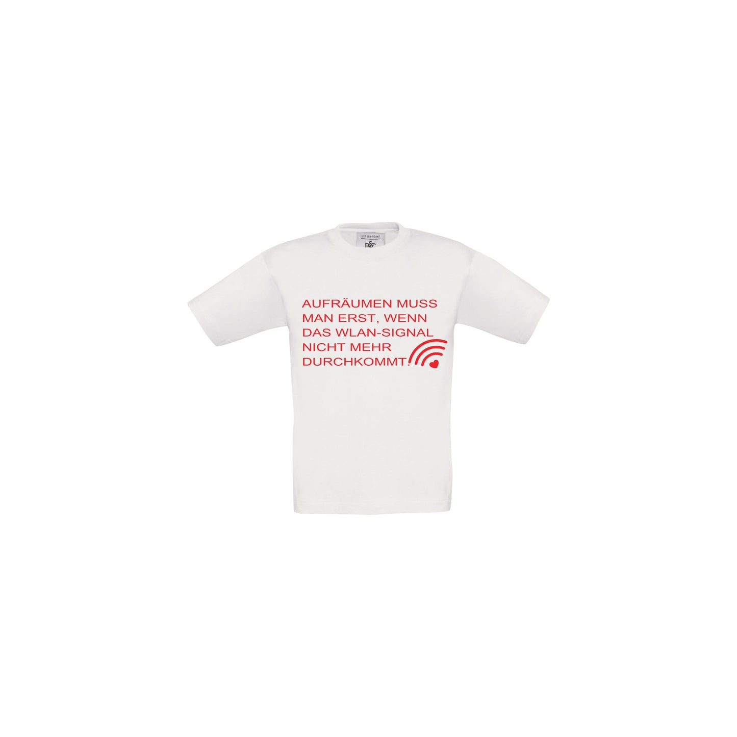 Kinder T-Shirt "Aufräumen WLAN"