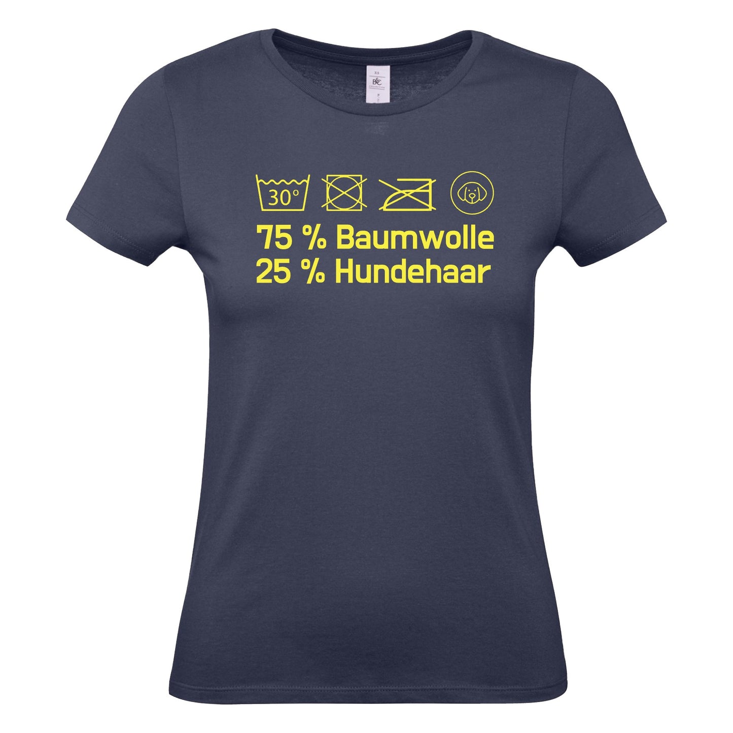 Damen T-Shirt "25% Hundehaar"