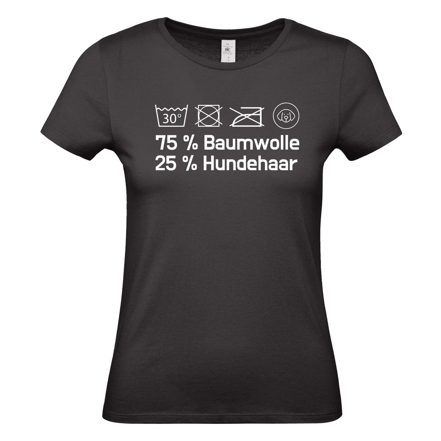 Damen T-Shirt "25% Hundehaar"