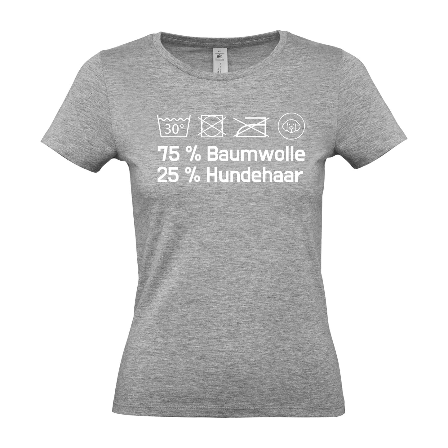 Damen T-Shirt "25% Hundehaar"