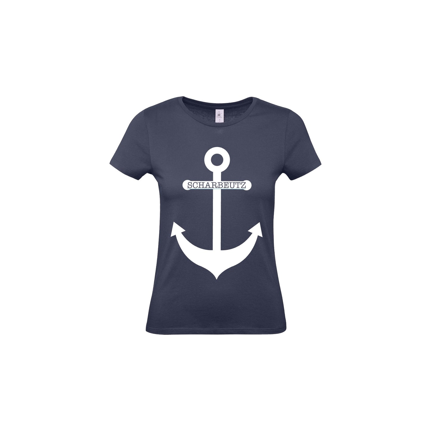 Damen T-Shirt "Anker mit Ortsnamen" individuell