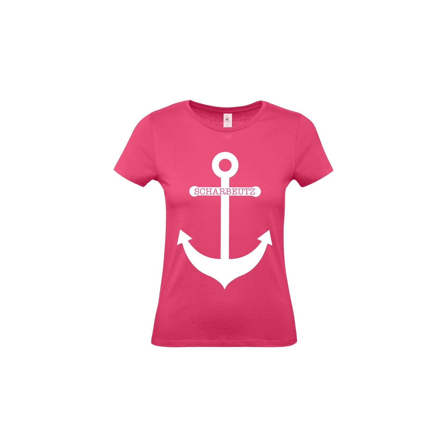 Damen T-Shirt "Anker mit Ortsnamen" individuell