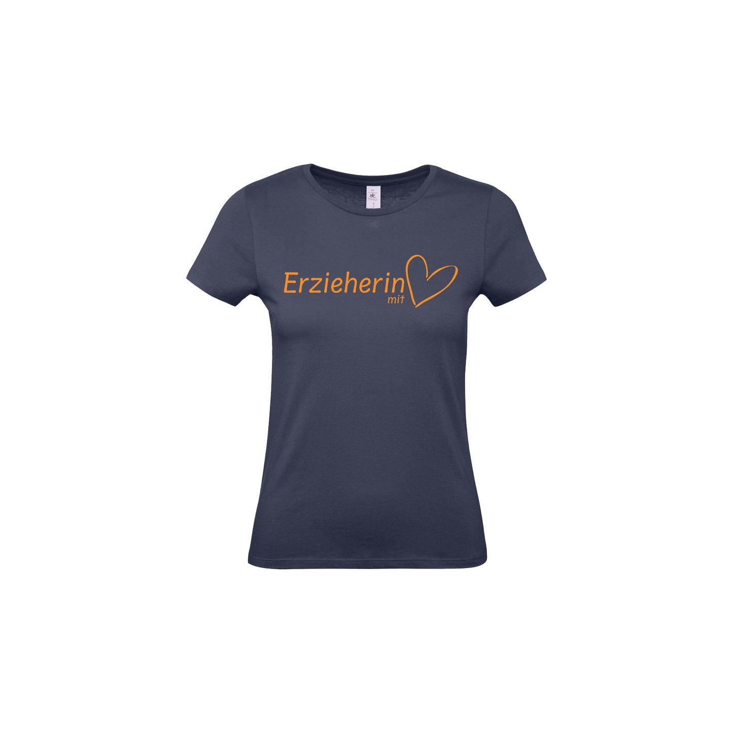 Damen T-Shirt "Erzieherin mit Herz"