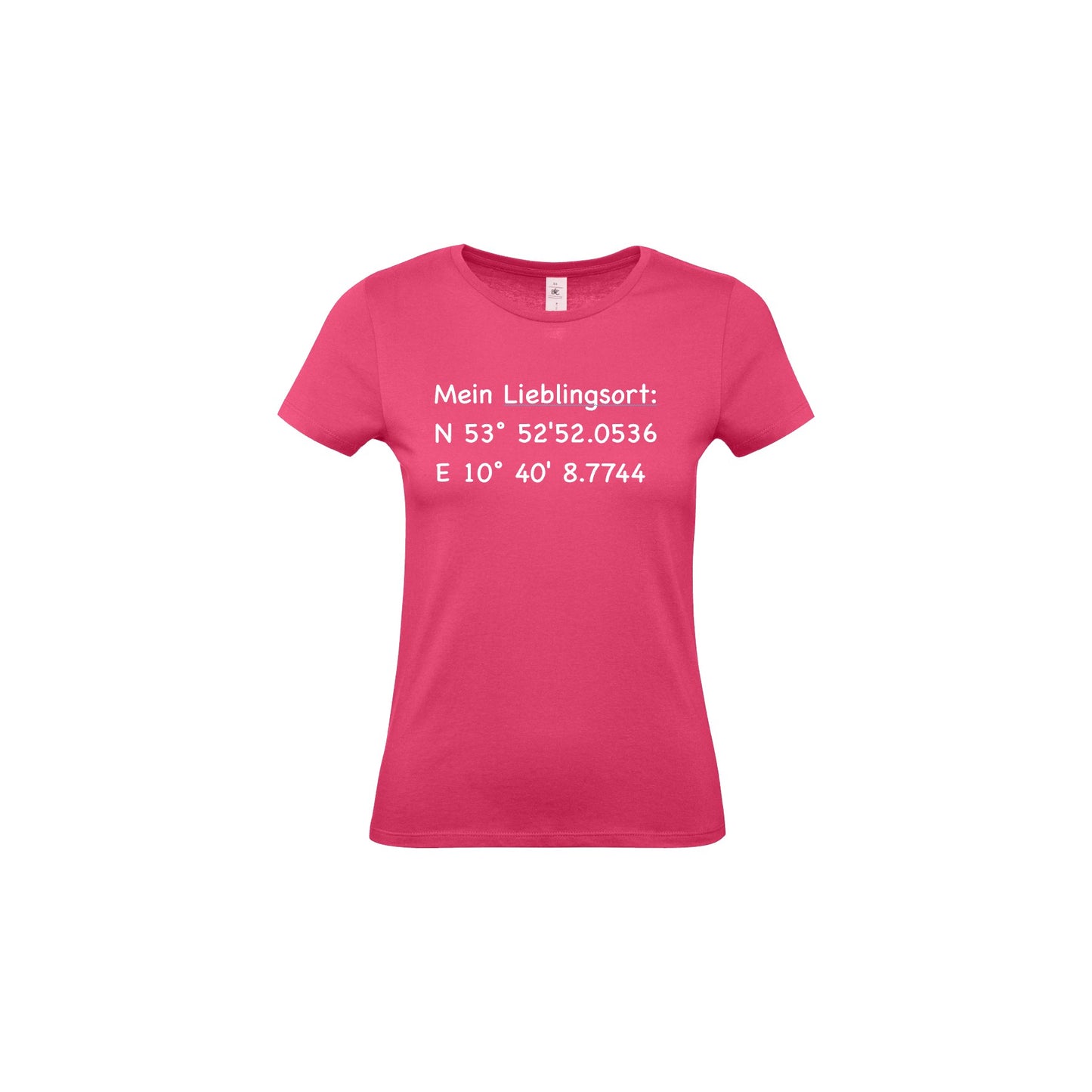 Damen T-Shirt "Mein Lieblingsort" individuell