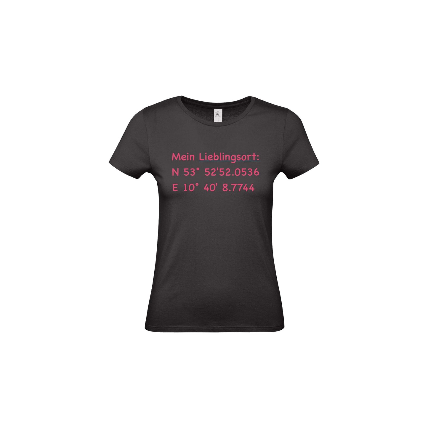 Damen T-Shirt "Mein Lieblingsort" individuell