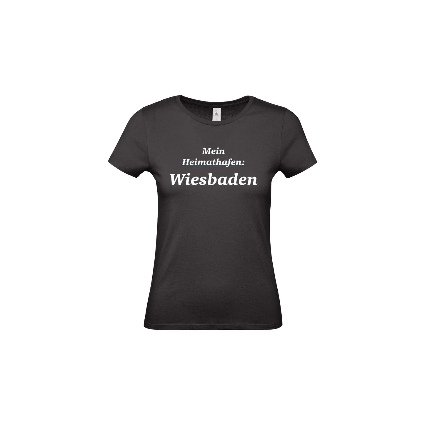 Damen T-Shirt "Mein Heimathafen" individuell