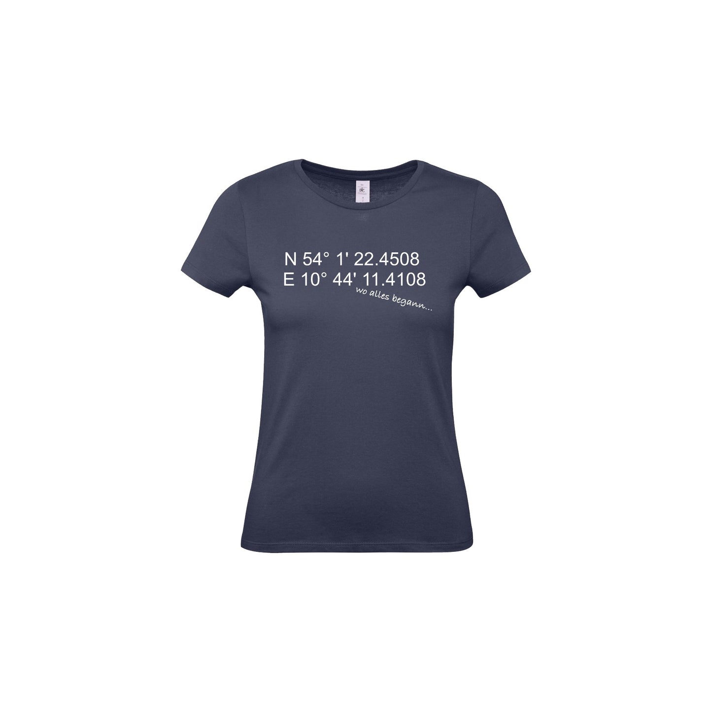 Damen T-Shirt "Wo alles begann..." individuell