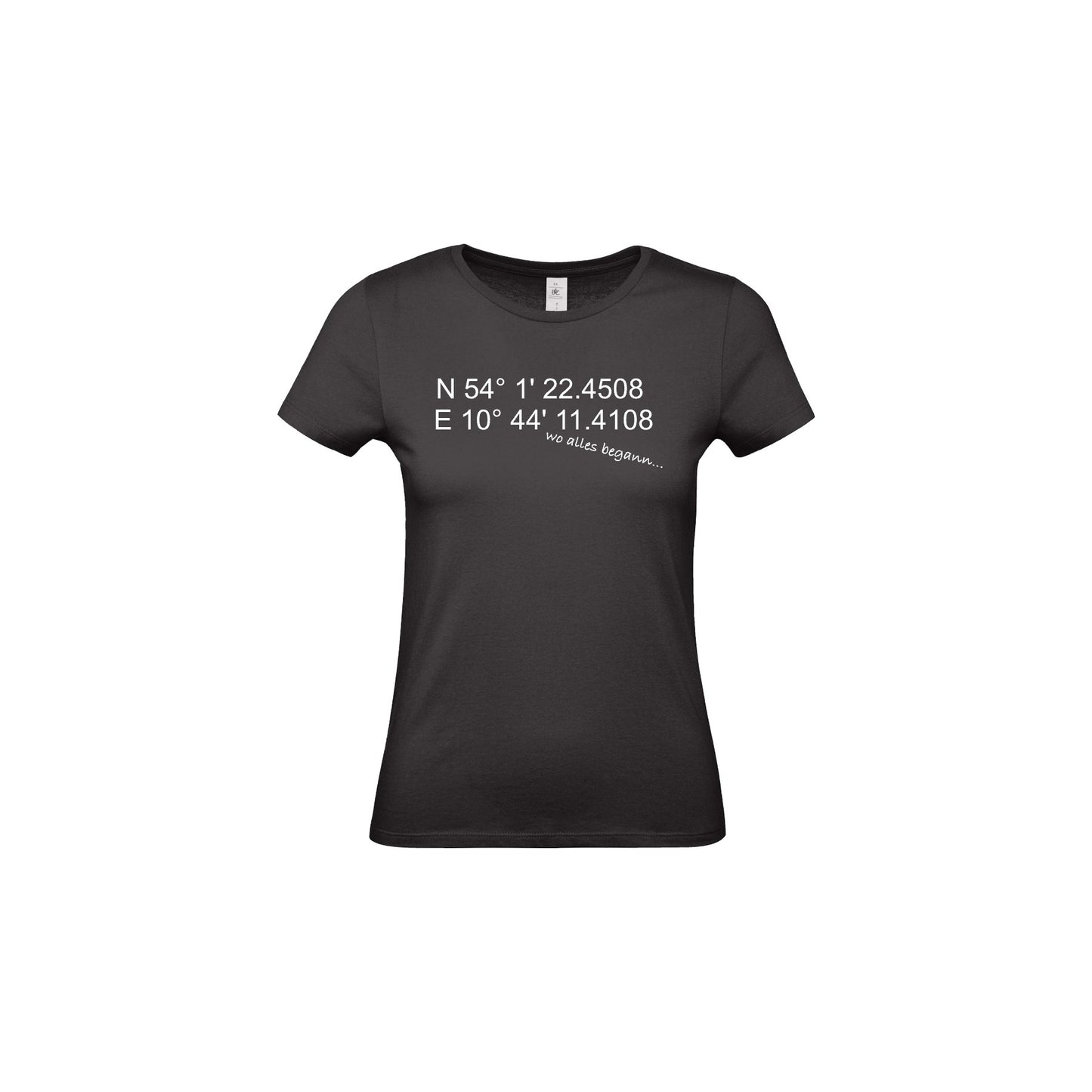 Damen T-Shirt "Wo alles begann..." individuell