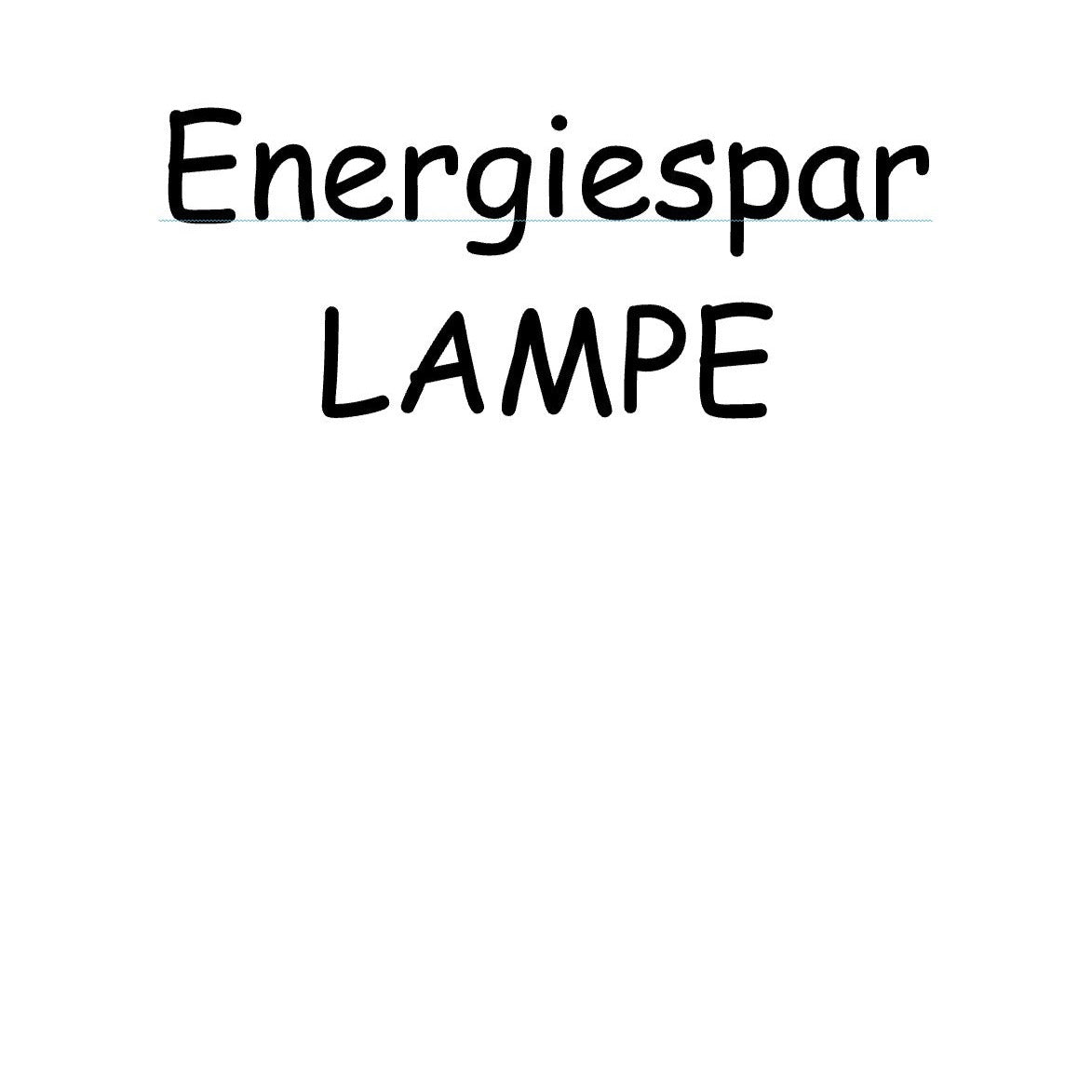Kerzenglas "Energiesparlampe"