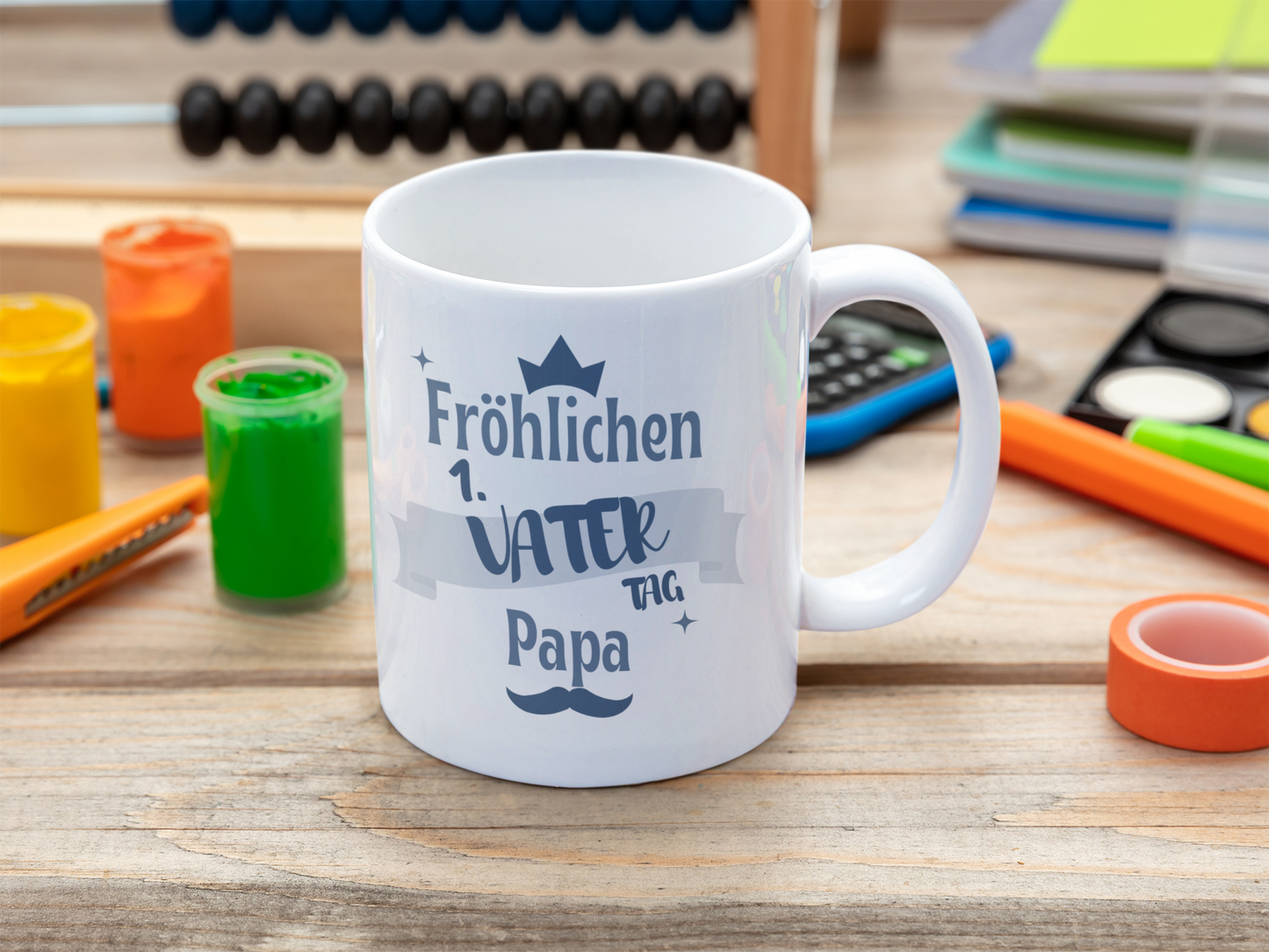 Becher "Fröhlichen 1. Vatertag Papa"