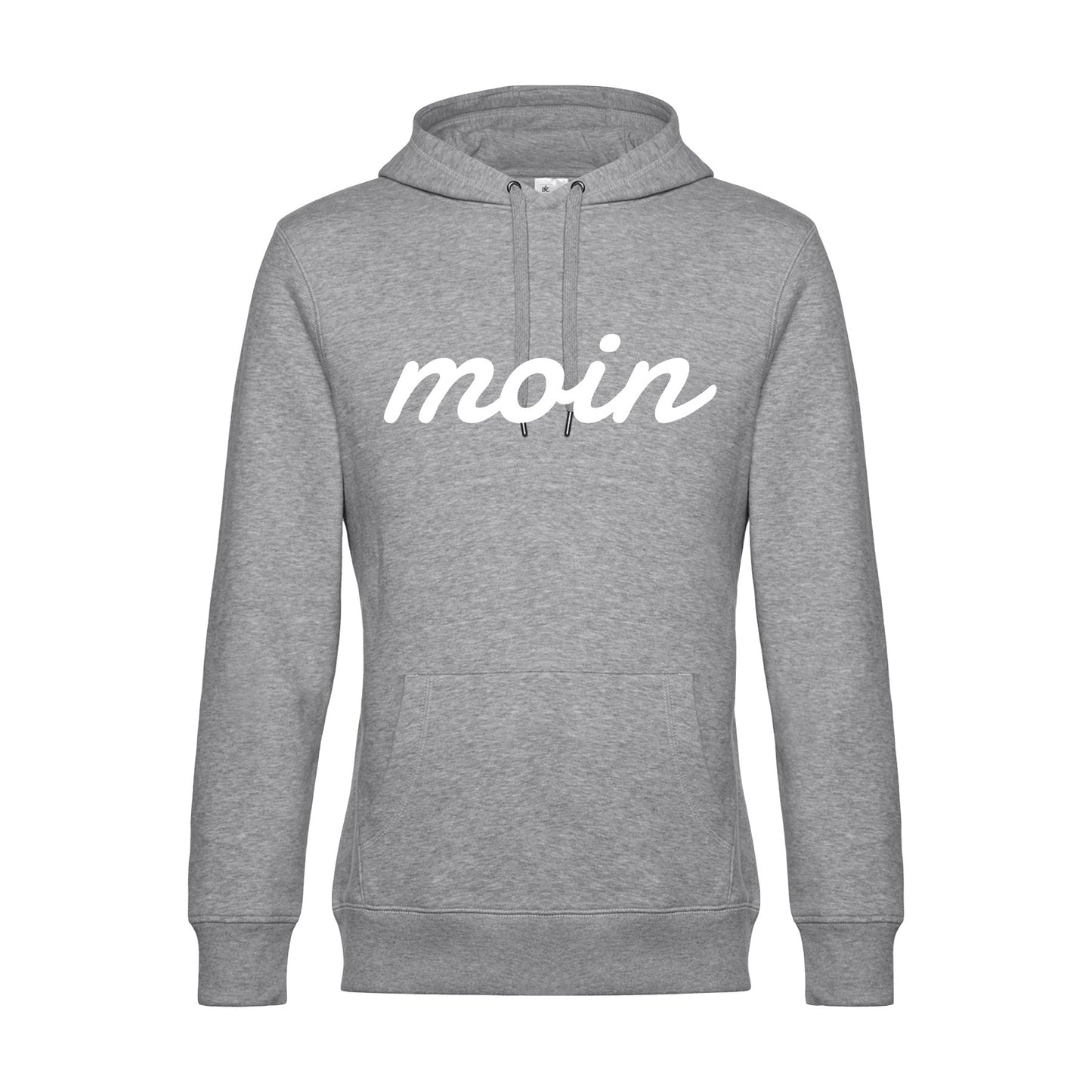 Herren Hoodie Schriftzug "moin"