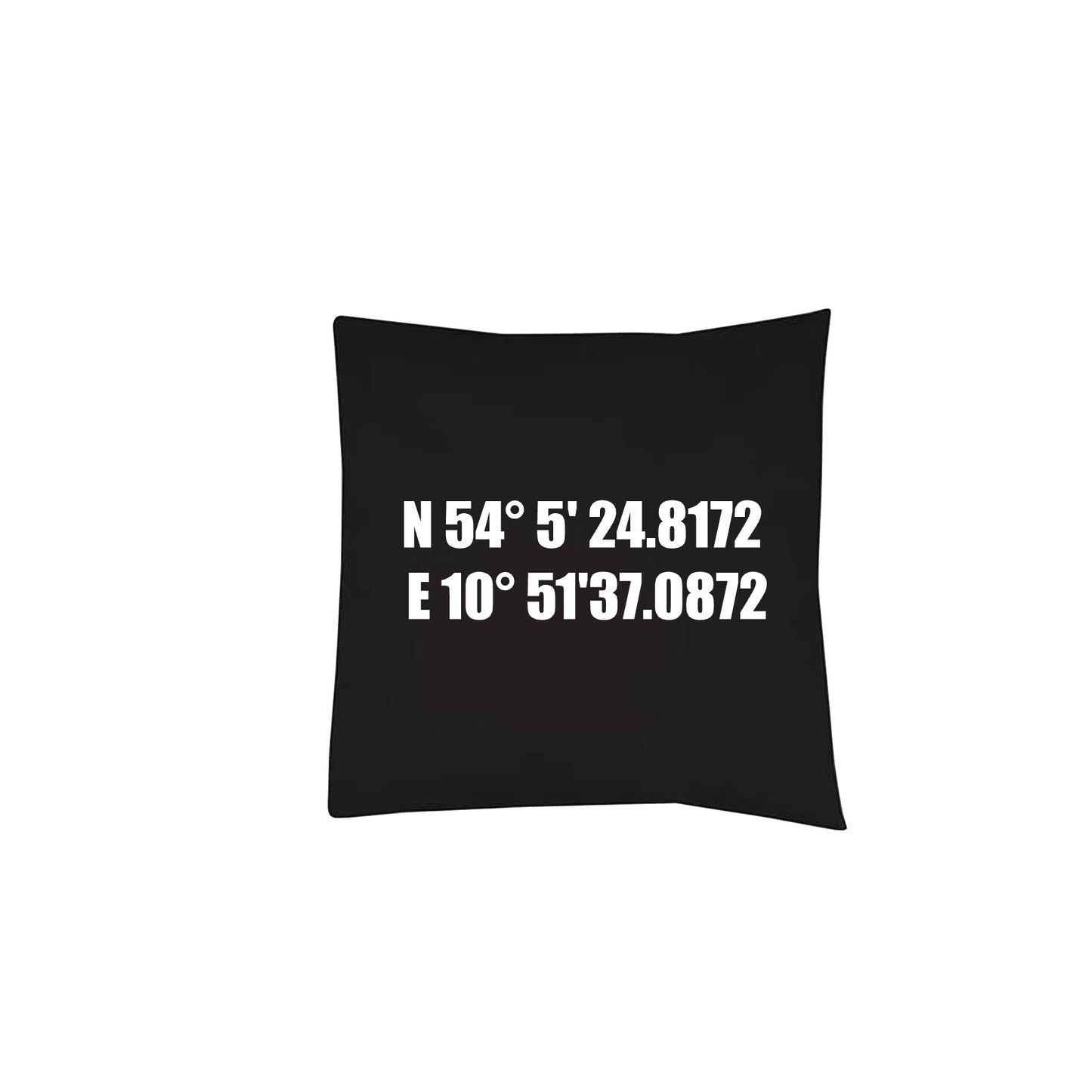 Kissen "Koordinaten" - individuell