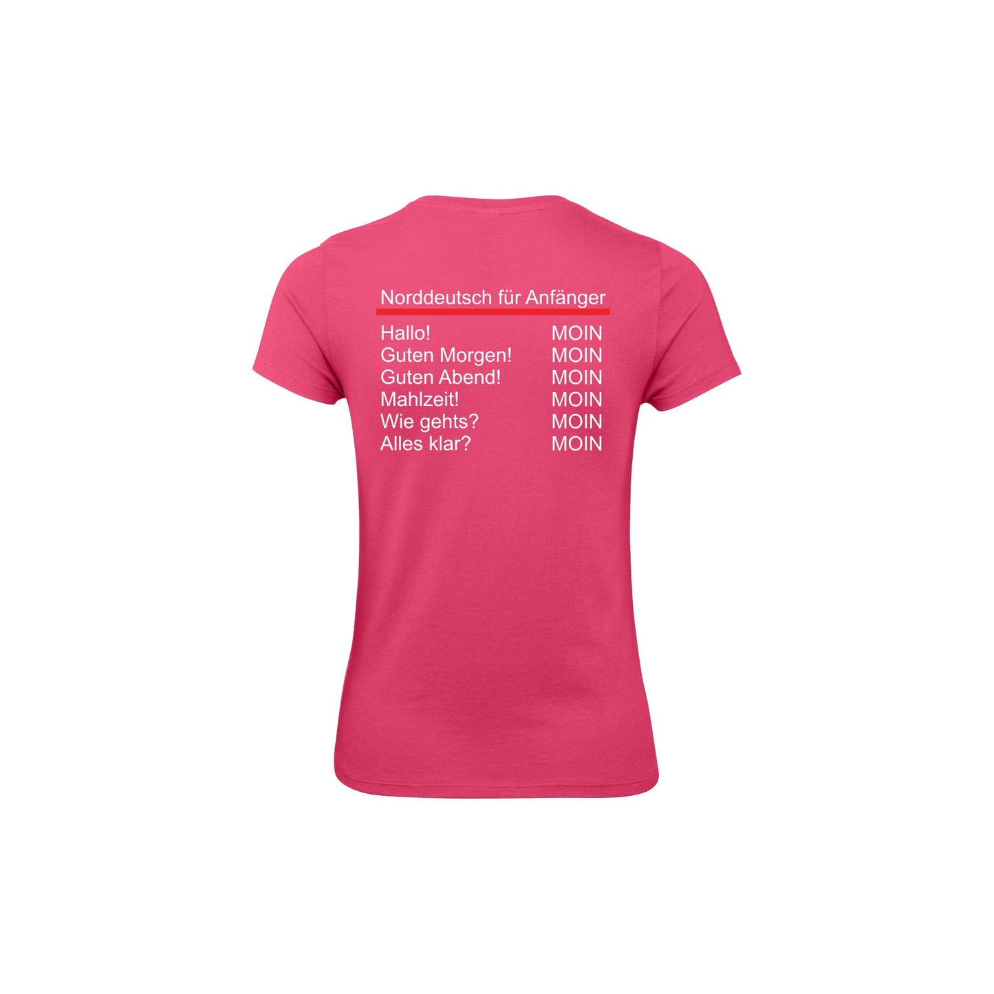 Damen T-Shirt "Norddeutsch für Anfänger"