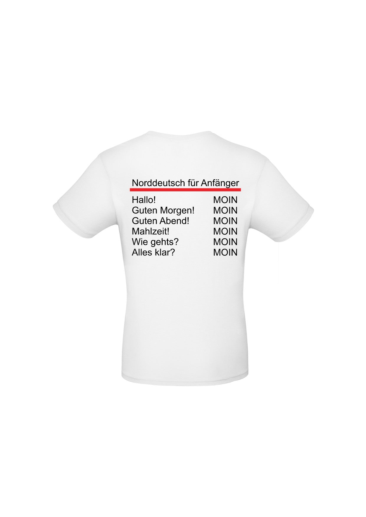 Herren T-Shirt "Norddeutsch für Anfänger"