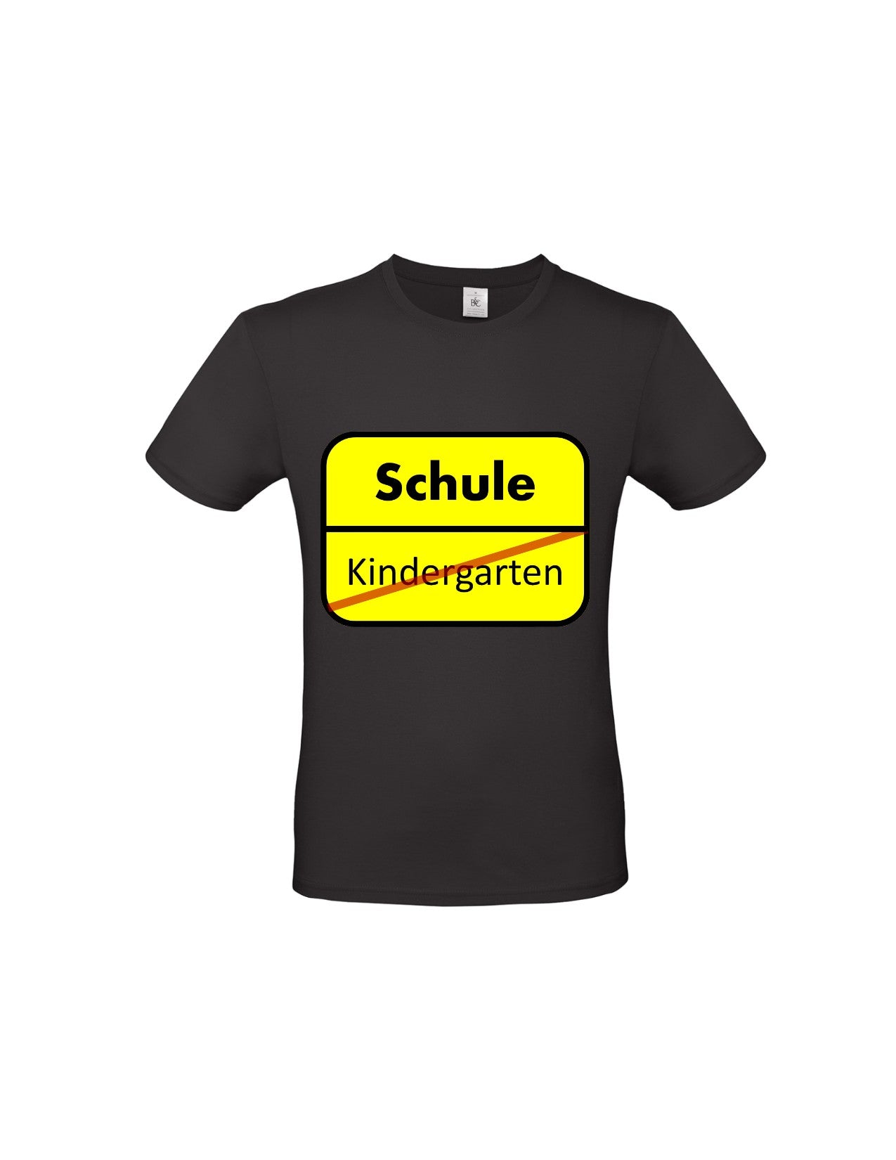 Kinder T-Shirt "Ortsschild Kindergarten Ende"