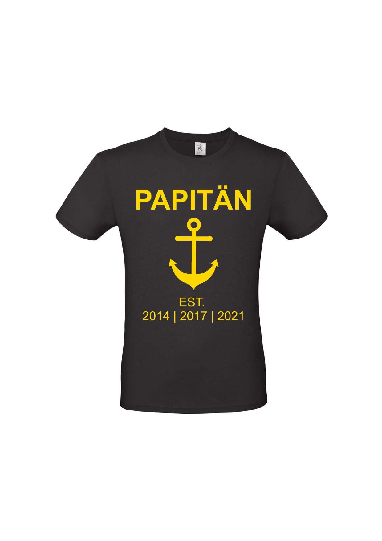 Herren T-Shirt "Papitän" individuell