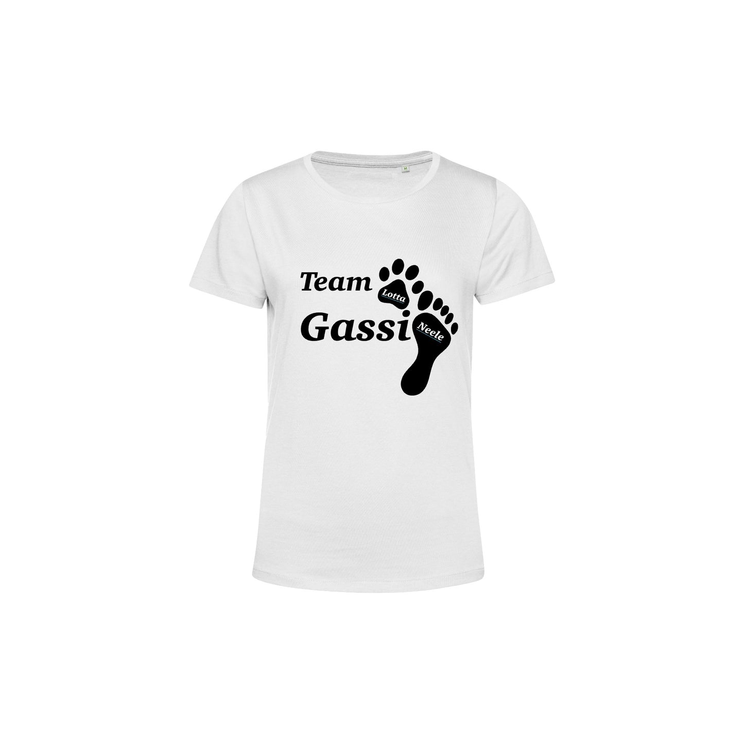 Damen T-Shirt "Team Gassi" individuell