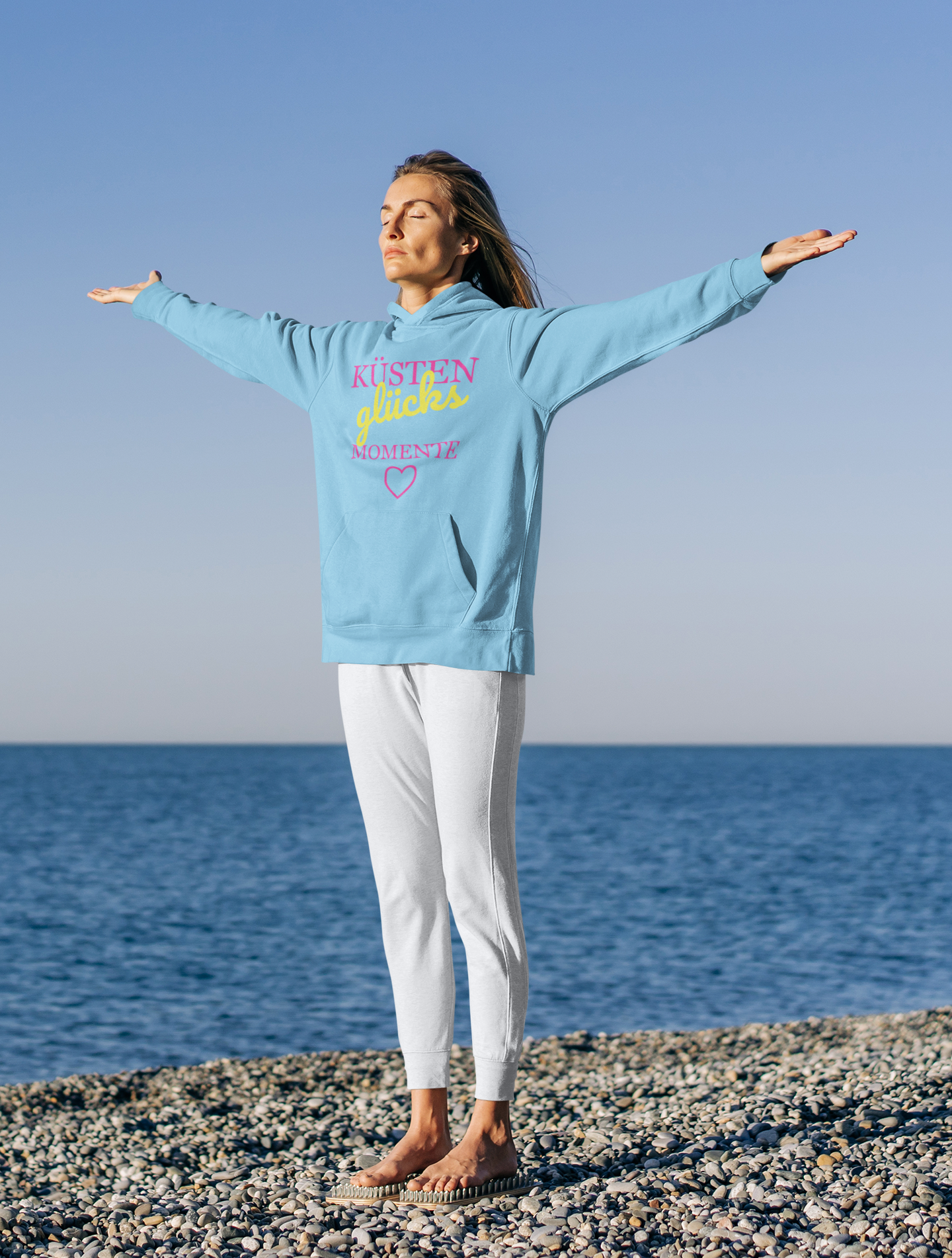 Damen Hoodie "Küstenglücksmomente"