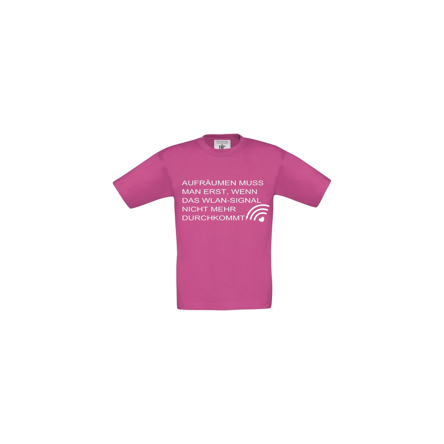 Kinder T-Shirt "Aufräumen WLAN"