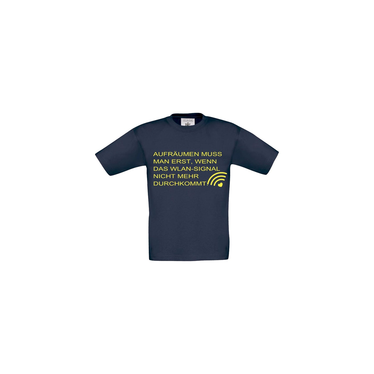 Kinder T-Shirt "Aufräumen WLAN"