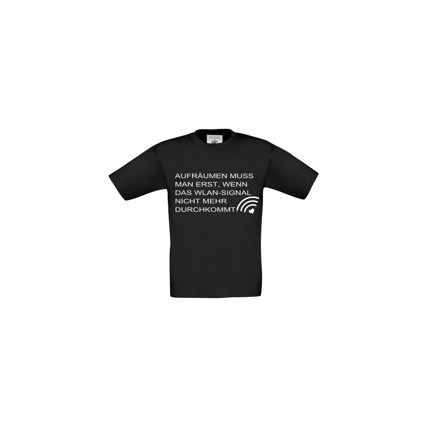 Kinder T-Shirt "Aufräumen WLAN"