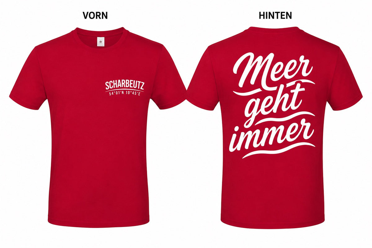 Scharbeutz T-Shirt - Meer geht immer (Herren)
