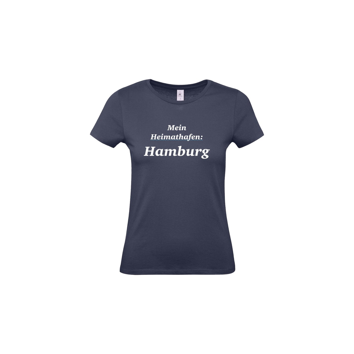 Damen T-Shirt "Mein Heimathafen" individuell