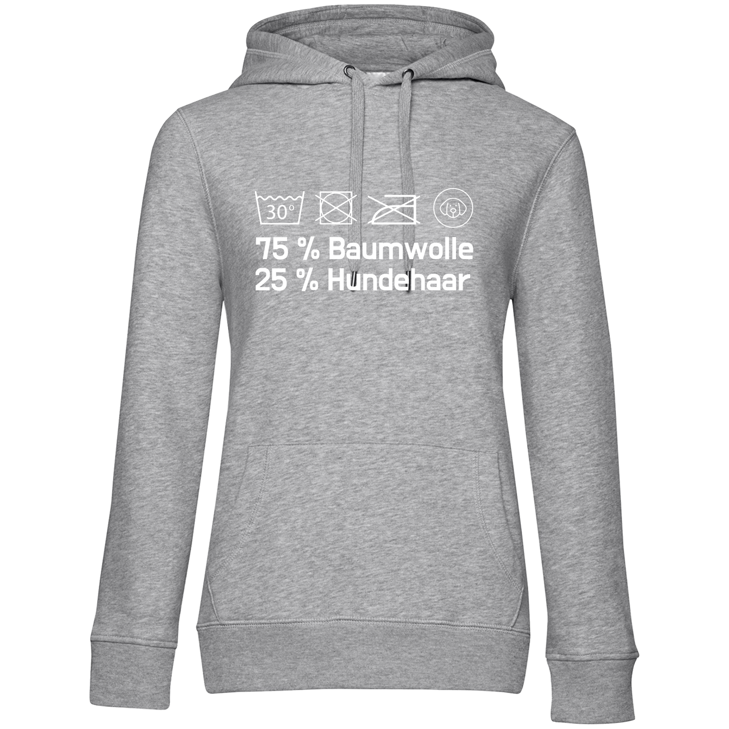 Damen Hoodie "25% Hundehaar"