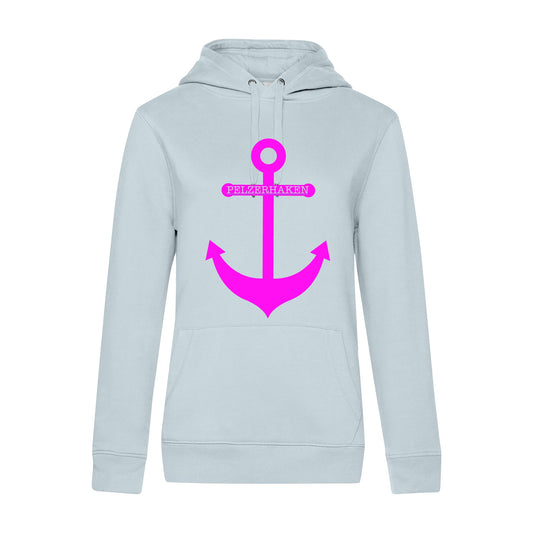 Damen Hoodie "Anker mit Ortsnamen" individuell