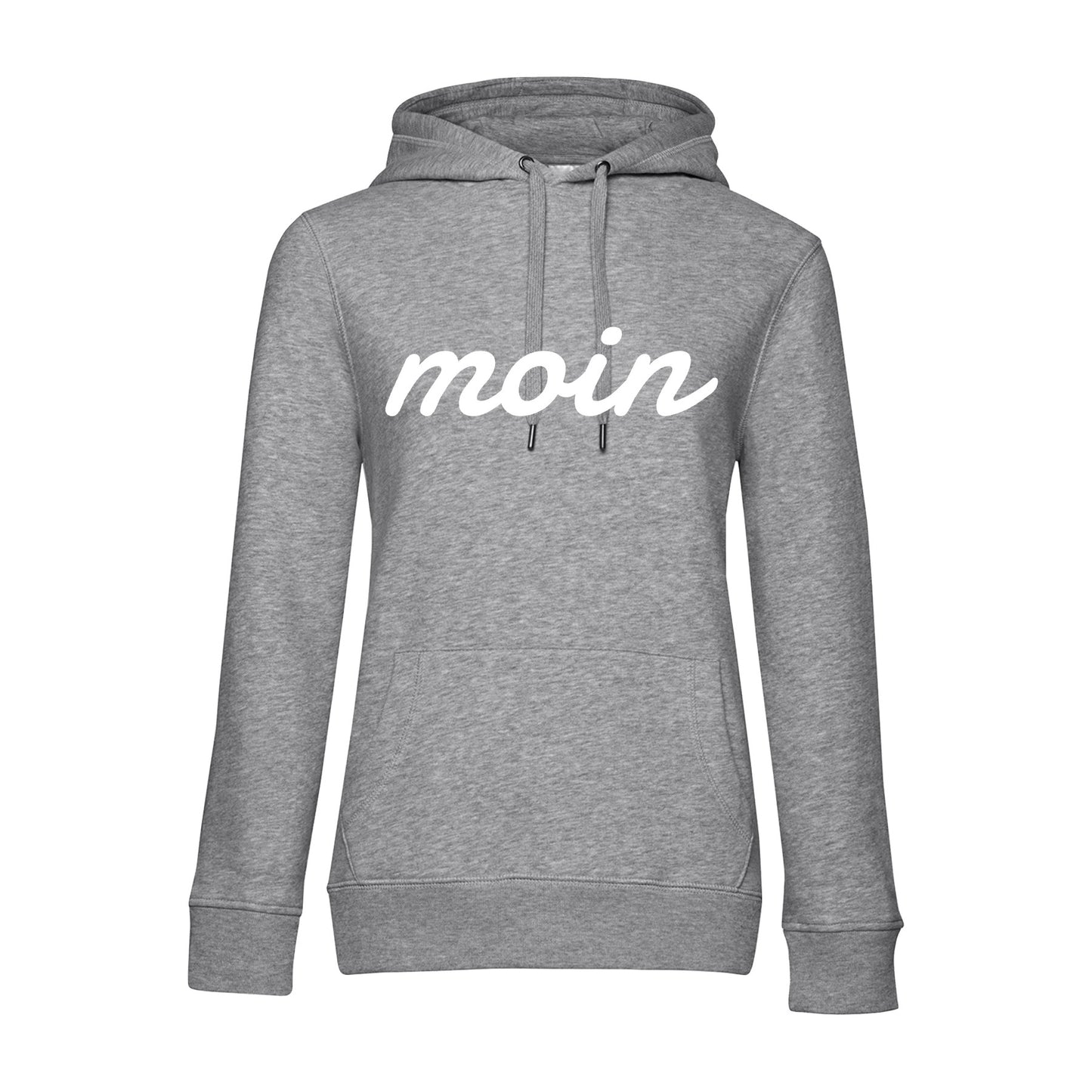 Damen Hoodie Schriftzug "moin"