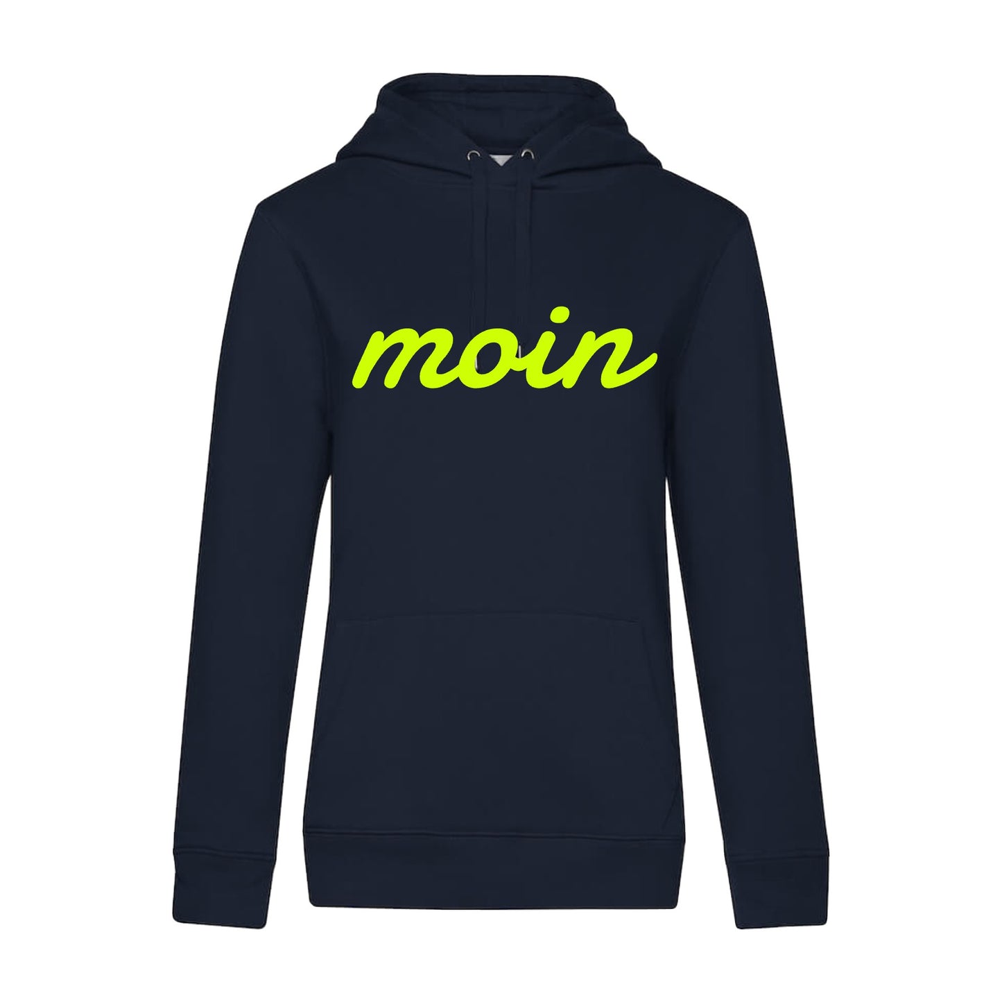 Damen Hoodie Schriftzug "moin"