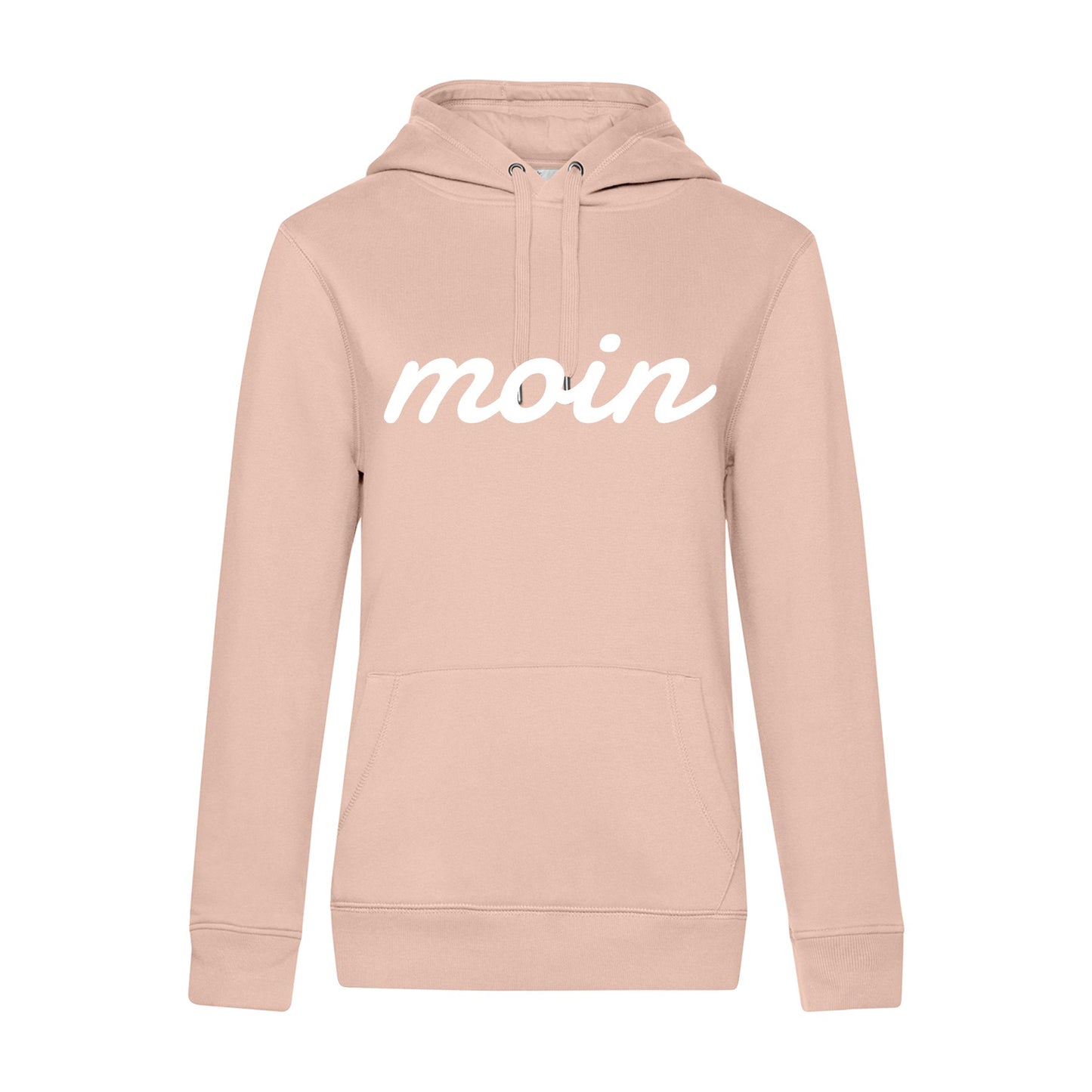 Damen Hoodie Schriftzug "moin"