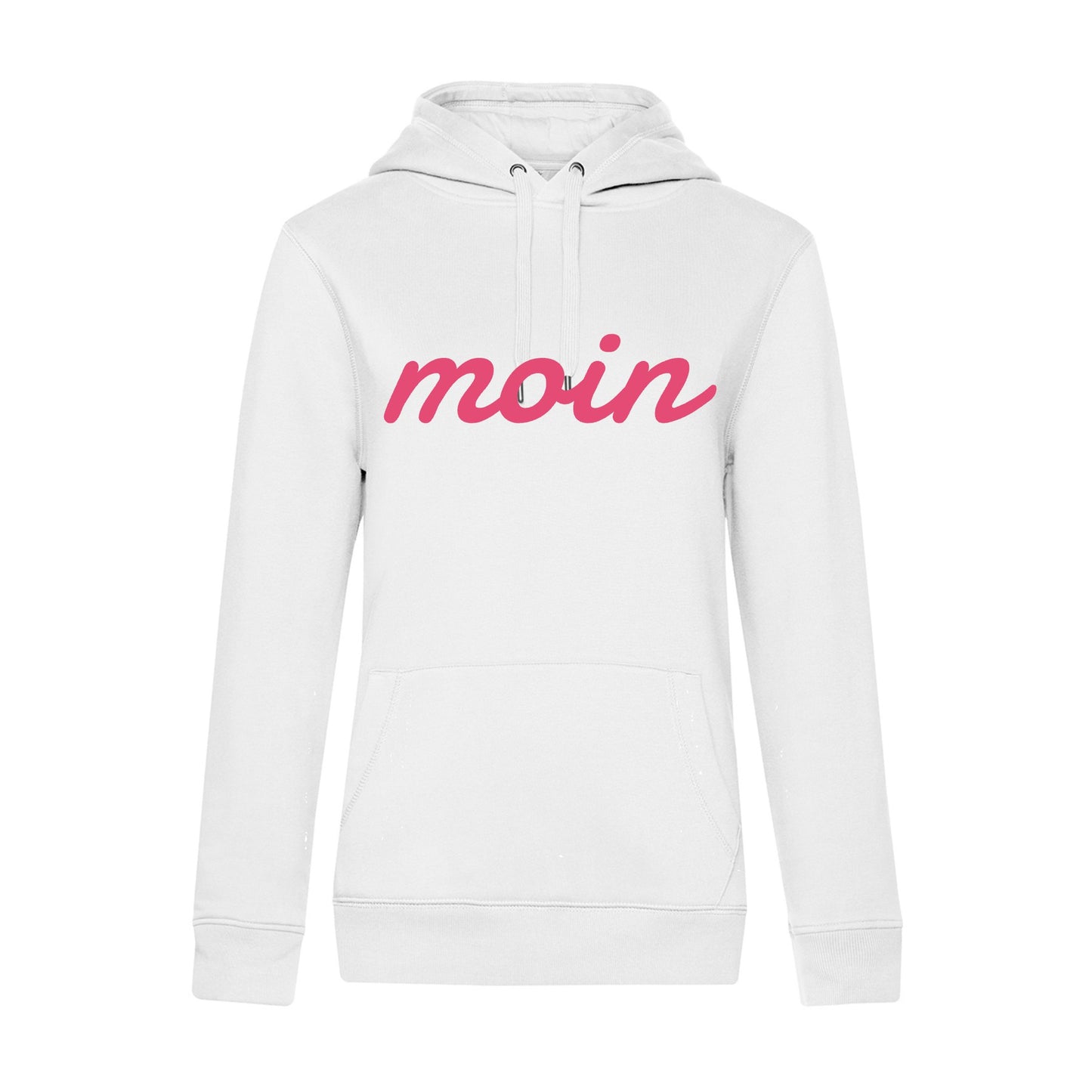 Damen Hoodie Schriftzug "moin"