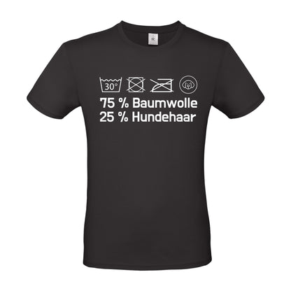 Herren T-Shirt "25% Hundehaar"